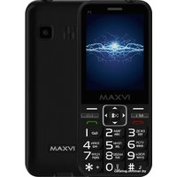 Кнопочный телефон Maxvi P3 (черный) в Орше