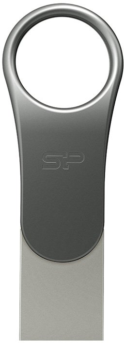 

USB Flash Silicon-Power Mobile 80 Gray 64GB (SP064GBUC3C80V1S)