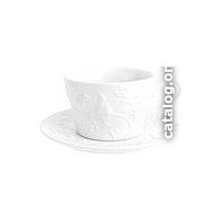 Чашка с блюдцем Elan Gallery Птички на ветке 540198