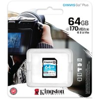 Карта памяти Kingston Canvas Go! Plus SDXC 64GB