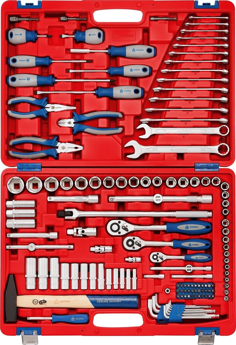 

Универсальный набор инструментов Мастак 01-137C (137 предметов)