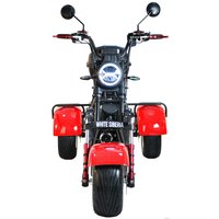 Электроскутер White Siberia CityCoco WS-Pro Trike 3000W 21Ah (с красными брызговиками)