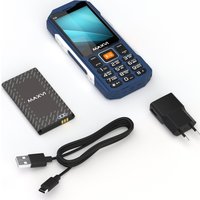 Кнопочный телефон Maxvi T19 (синий)