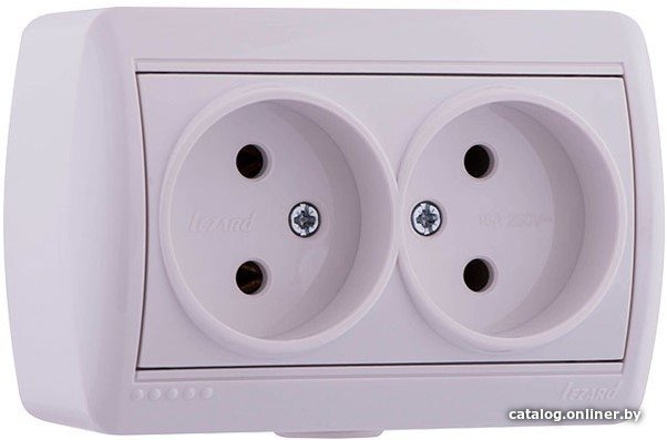 Розетка Lezard Nata 710-0200-128 (белый)