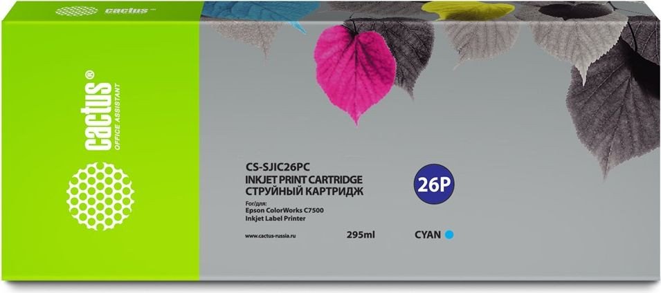 

Картридж CACTUS CS-SJIC26PC (аналог Epson SJIC26PC)