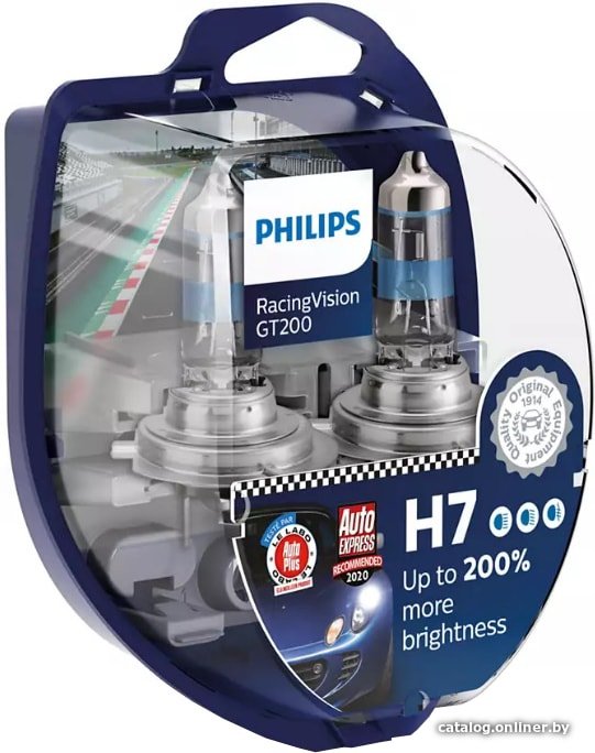 Галогенная лампа Philips H7 RacingVision GT200 2шт