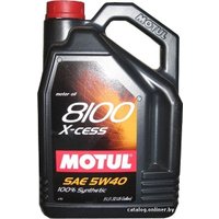 Моторное масло Motul 8100 X-cess 5W40 5л