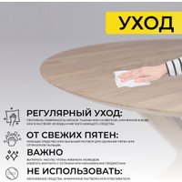 Кухонный стол Аврора Вегас D1100 (дуб светлый тон 100)