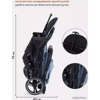 Коляска прогулочная «книга» Rant Mowbaby Smart MB101 2023 (blue)