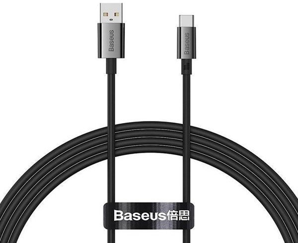 

Кабель Baseus Superior Series Fast Charging USB Type-A - USB Type-C (2 м, черный)