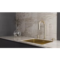 Дозатор для моющего средства Paulmark D006-LG (золото/светлое золото)