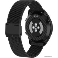 Умные часы NO.1 DT28 (черный, металлический ремешок)