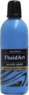 KolerPark Fluid Art Жидкий акрил (голубой, 80 мл)