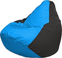

Кресло-мешок Flagman Груша Супер Мега 4XL Г5.1-267 (голубой/черный)