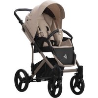 Универсальная коляска BEBETTO Magnum Light SE (2 в 1, 08 светло-бежевый/бежевая рама)