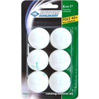 Мяч для настольного тенниса Donic-Schildkrot Elite 40+ (белый, 1 звезда, 6 шт.)