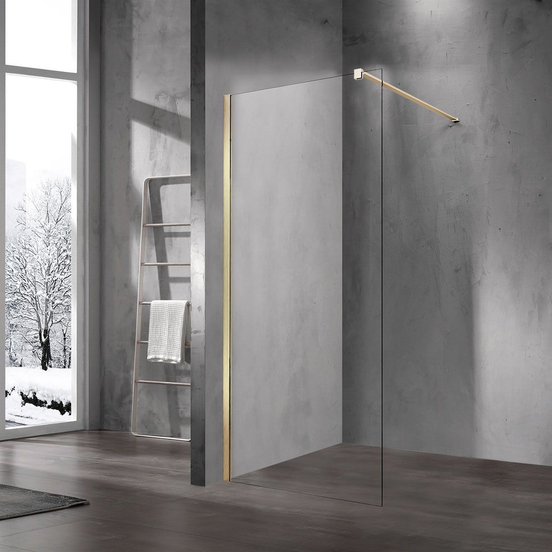 Душевая стенка Vincea Walk-In VSW-1H800CLG