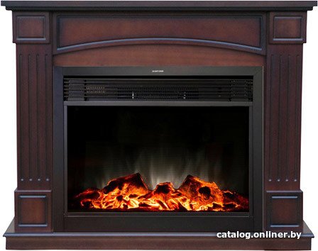 Каминокомплект Smolcom Boston MB/JUP/SYM26/D28 с Moonblaze Deluxe-S BL LT (махагон)