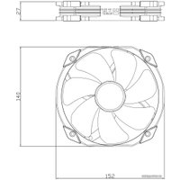 Вентилятор для корпуса Thermalright TL-D14S ARGB