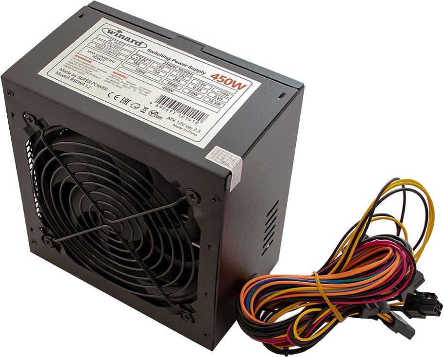 

Блок питания Winard 450WA12 (черный)