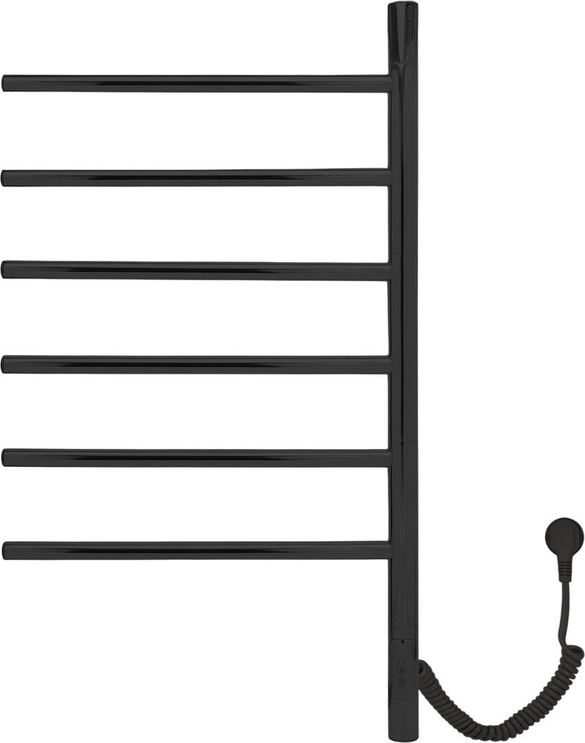 

Полотенцесушитель Gloss & Reiter E2.L.43x80.F6 (таймер, муар черный)