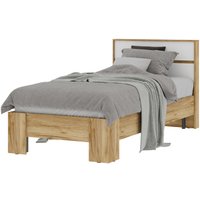 Кровать Стендмебель Хелен КР 01 90x200 (белый/дуб крафт золотой)