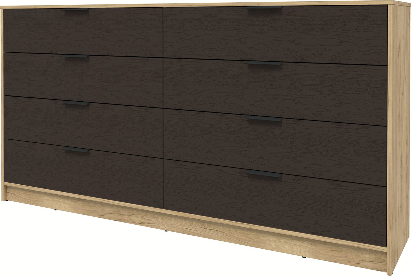 Комод Интерлиния Концепт КТ-К197 Глосс (дуб золотой/дуб английский)