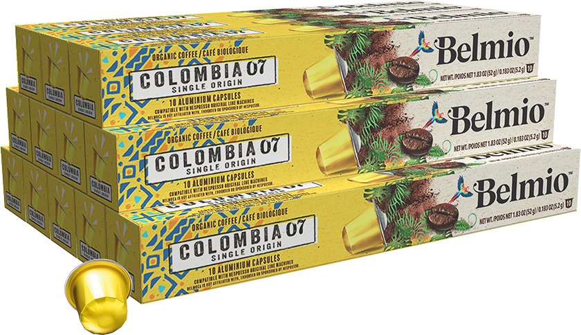 

Кофе в капсулах Belmio Colombia 120 шт