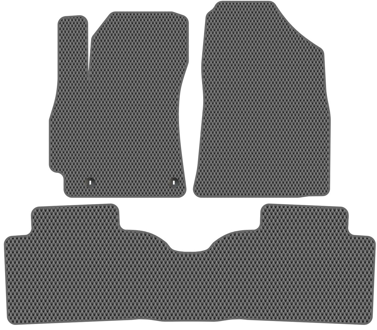 

Комплект ковриков для авто Alicosta Hyundai Elantra VII (седан / CN7) 2020 - Н.В. задний цельный (серый, ромб)