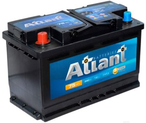 

Автомобильный аккумулятор Atlant Blue L+ (75 А·ч)