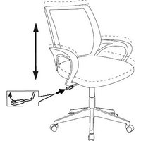 Офисное кресло Бюрократ CH-W695NLT (темно-синий)