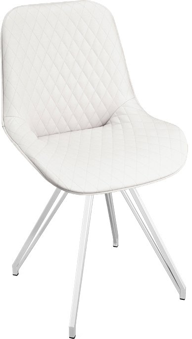 

Стул Трия Оливер К4 (белый матовый/кож.зам Polo White)