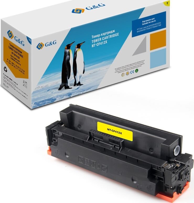 

Картридж G&G NT-CF412X (аналог HP CF412X)