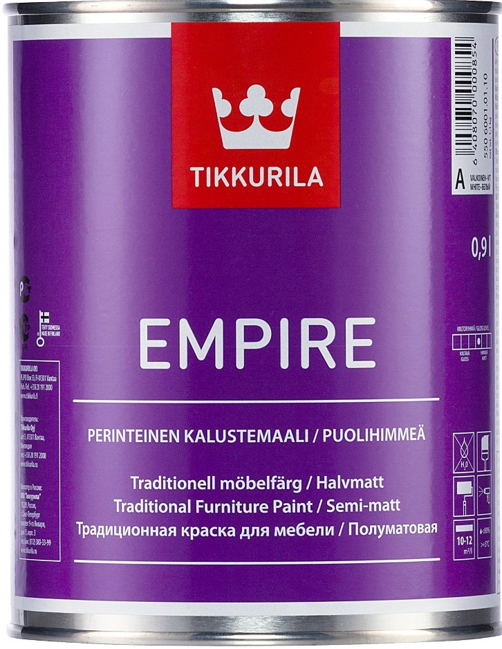 

Краска Tikkurila Empire 0.9 л (базис C)