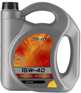Моторное масло Wezzer API SF/CC 15W-40 4.8л