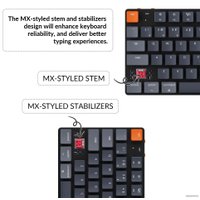 Клавиатура Keychron K5 SE RGB K5SE-E1 (Keychron Low Profile Optical Red, нет кириллицы)