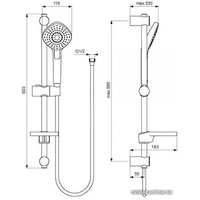 Комплект смесителей Ideal Standard Esla BC264AA