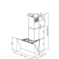 Кухонная вытяжка Monsher Amiens 50 Noir (черный)