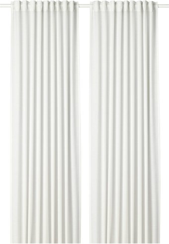 Комплект гардин Ikea Хила 1.45x3 м 404.308.14 (2 шт, белый)