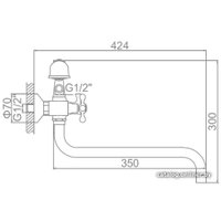 Смеситель Ledeme L2619C