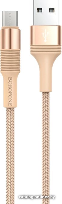 Кабель Borofone BX21 microUSB 1 м (золотистый)