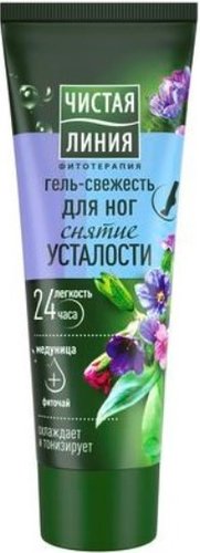 Чистая линия Гель для ног Свежесть снятие усталости 75 мл