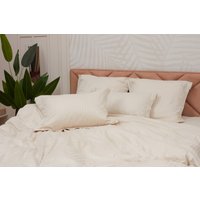 Евро комплект постельного белья Sofi De MarkO Моне Евро 2н Евро-СС-М-кр (кремовый)