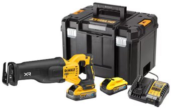 Сабельная пила DeWalt DCS386H2T (с 2-мя АКБ, кейс)