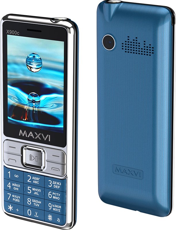 

Телефон Maxvi X900c (синий)