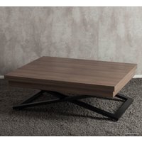 Стол-трансформер Levmar Cross D69/S53 (дуб шамони темный/черный)