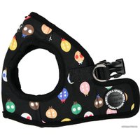 Шлейка-жилетка Puppia Lady Beetle-A PAWA-HB1957-BK-S (черный)