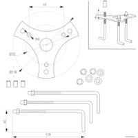 Фонарный столб Arlight LGD-STEM-BOLL-H900-10W Warm3000 029986