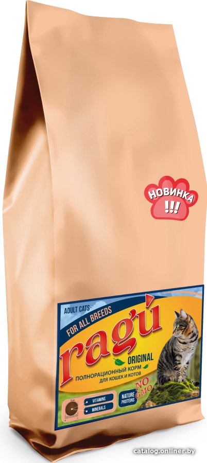 Сухой корм для кошек Ragu Original For All Breeds 14 кг
