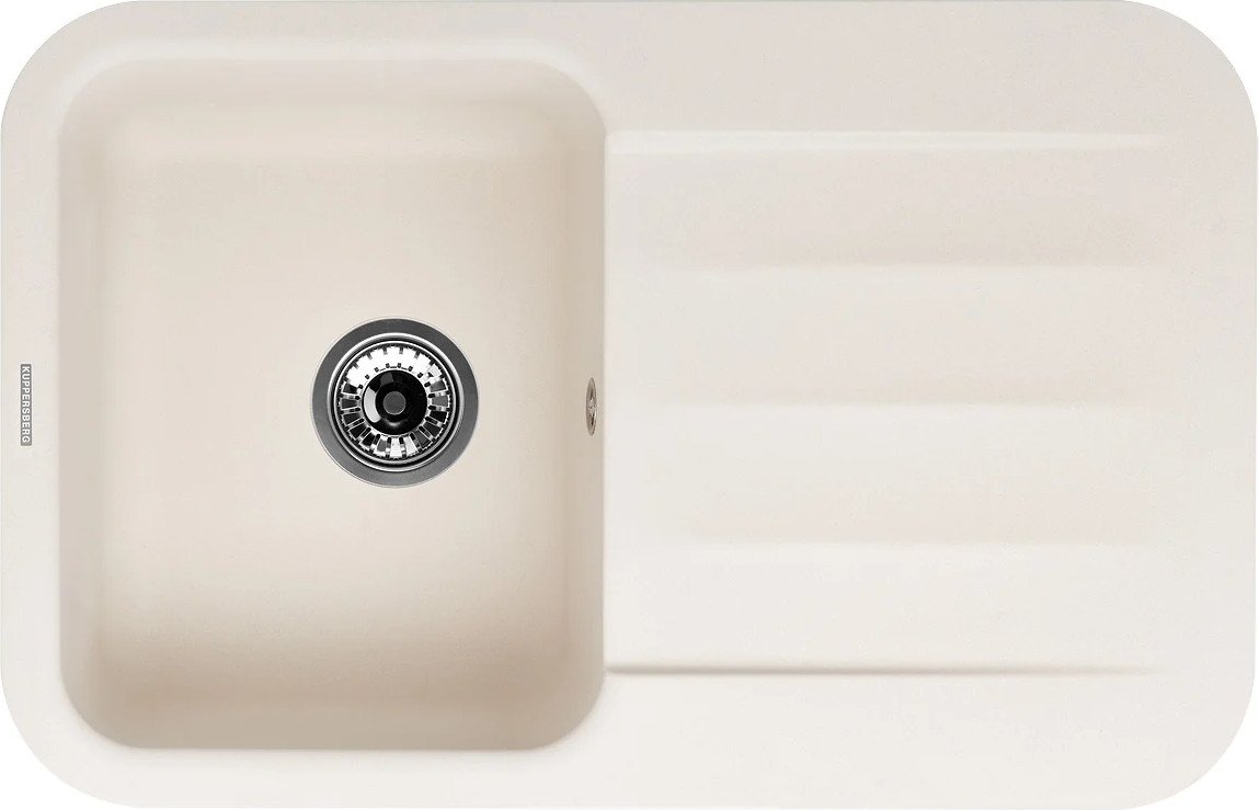 

Кухонная мойка KUPPERSBERG Lira 1B1D White